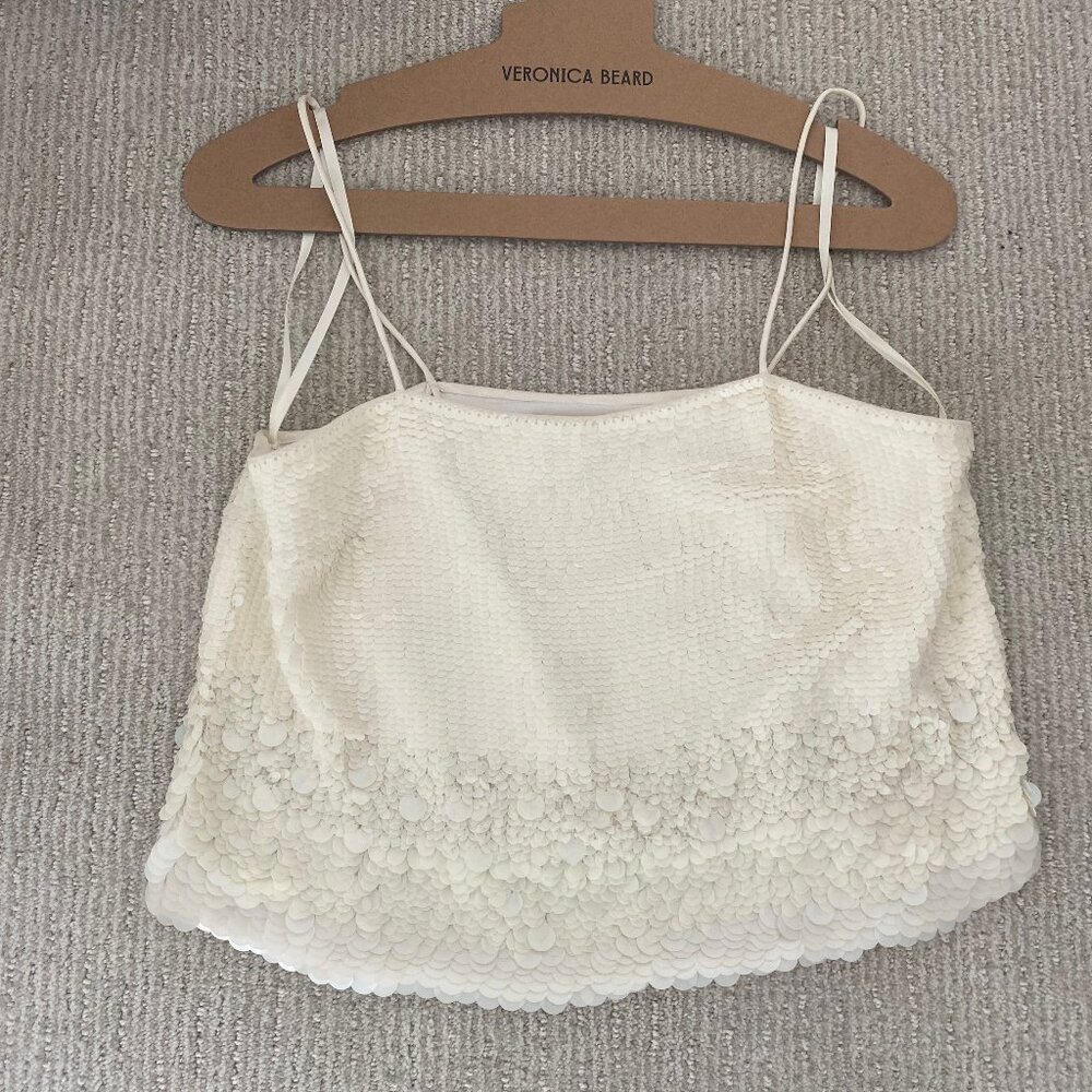 Veronica Beard Sequin Festive Top